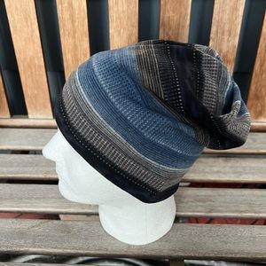 Striped Slouchy Beanie